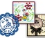 Набор лезвий Marianne Design Creatables - Scallop Circle Frame & Flowers