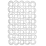 Маска Ranger - Dyan Reaveley - Dylusions - Stencils - Circles Small, 13х20 см