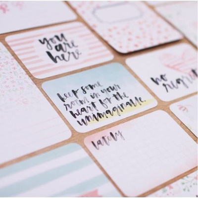 Набор карточек Project Life by Becky Higgins - Core Kit - Inspire, 616 штук
