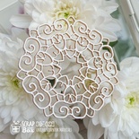 Чипборд ScrapBox - ажурная салфетка маленькая Hb-022