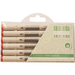 Набор алкогольных маркеров от First Edition - Twin Markers - Reds, красные, 6 шт.