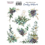 Набір наклейок (стікерів) 6шт Country winter #269