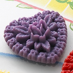 Украшение Webster's Pages - Whimsy Hearts - Purple, 1 шт.