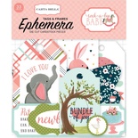 Высечки Carta Bella Rock-A-Bye Girl Frames and Tags Ephemera