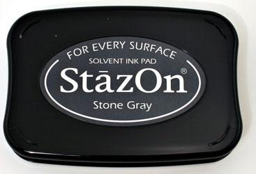 Перманентные чернила Tsukineko - StazOn Pads Stone Gray