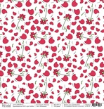 Лист бумаги для скрапбукинга от Polkadot - Ботаника, коллекция школа, 30х30 см, плотность 190 гр\м2