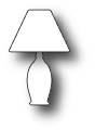 Нож для вырубки от Poppystamps - Small Verano Lamp