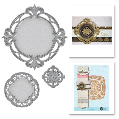 Нож для вырубки от Spellbinders - Art Deco - Savory Decorative Accent