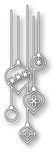 Ножи от Poppystamps - Pendant Ornaments craft die