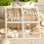 Чипборд ScrapBox - Карточка Project Life набор из 4-х шт. PL-046