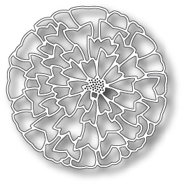Лезвие от Memory Box - Grand Zinnia Outline