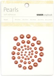 Полужемчужинки на клее Copper от Kaisercraft, 50 шт.