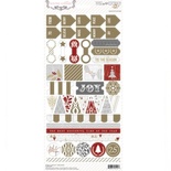 Набор наклеек Teresa Collins - Tinsel and Company - Decorative Stickers