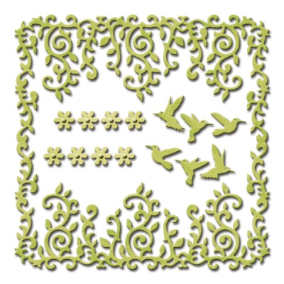 Ножи от Spellbinders – Draping Vines Frame