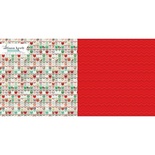 Лист скрапбумаги Webster's Pages Christmas Spirit, 30х30 см, двусторонняя