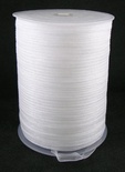 Ленточка из органзы White, 6мм , цвет белый, 5 м