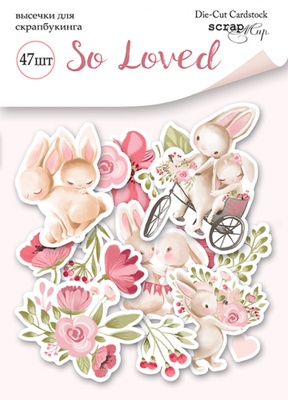 Набор высечек для скрапбукинга от Scrapmir - So Loved,  47шт