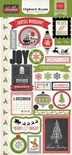 Высечки из чипборда от Echo Park - Tis the Season Chipboard