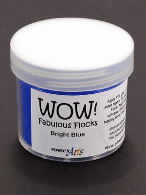 Flock - Бархатная пудра Wow Bright Blue Flock - Regular, 45 мл