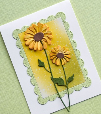 Нож для вырубки от Poppystamps - Double Stitch Scalloped Rectangle Frames