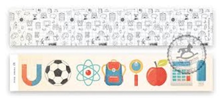 Лист двусторонней скрапбумаги от Galeria Papieru - Школьный бар 01, 30,5х30,5 см
