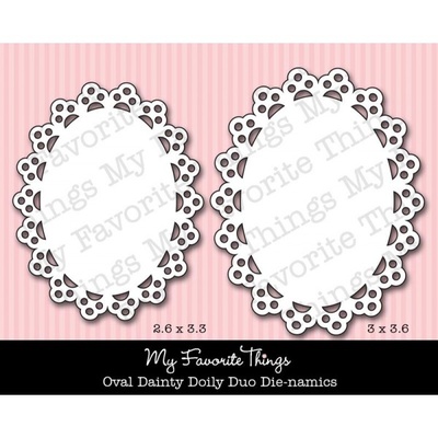 Набор лезвий My Favorite Things - Die-namics Oval Dainty Doily Duo