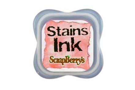 Чернила с эффектом цветовых пятен Стэинс от Scrapberry's - Красный
