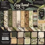 Набор двусторонней бумаги от Scrapmir - Cozy Forest,  30х30см, 10 шт