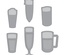 Ножи от Spellbinders - Die D-Lites Beverages Etched Dies