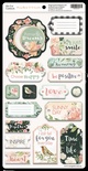 Чипборд для скрапбукинга 18шт от Scrapmir Peaches & Cream (ENG)