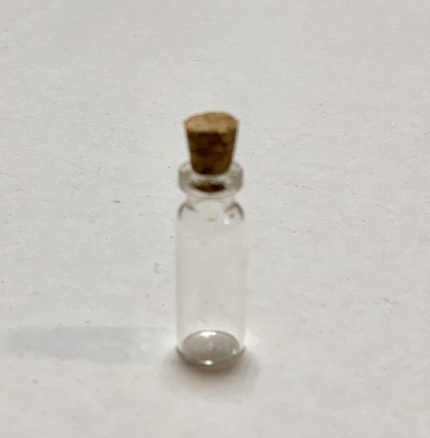 Декоративная бутылочка с пробкой - BOTTLE/CORK 23х9 мм