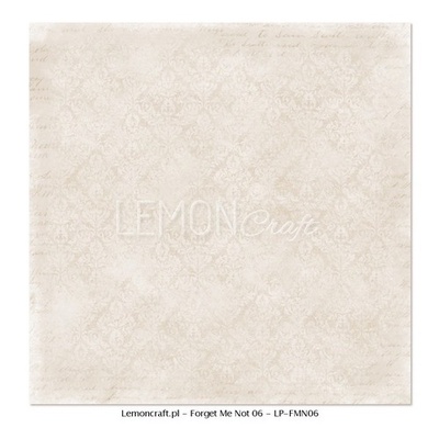 Лист двусторонней бумаги для скрапбукинга LemonCraft -  Forget Me Not 06
