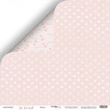 Лист двостороннього паперу від Scrapmir - Шифон - So Loved, 30x30 см