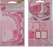 Мини карточки отрывные от Folia - Design Paper Mini "Catties", Hearts