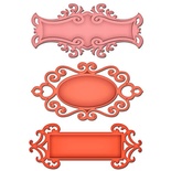 Лезвия от Spellbinders - Fancy Tags Two, 3 шт