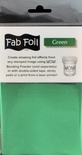 Фольга для эмбоссинга Wow Fab Foil - Green