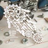 Чипборд ScrapBox - Узорная шестеренка в виде ловца снов Ht-083