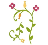Лезвие Lifestyle Crafts - QuicKutz - Tropical flourish