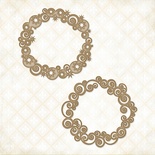 Чипборд Blue Fern Studios - Holiday Wreath Set