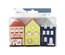 Набор резиновых штампов от American Crafts в форме домиков - Lovely Day Collection - Wood House Stamp Set