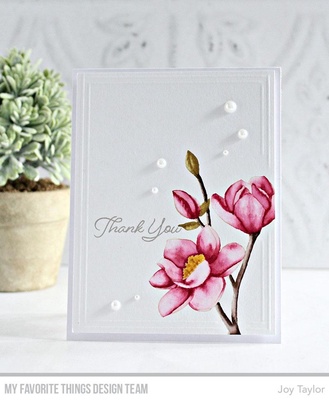 Резиновый штамп My Favorite Things - BG Magnolia Blossoms, 2 шт.