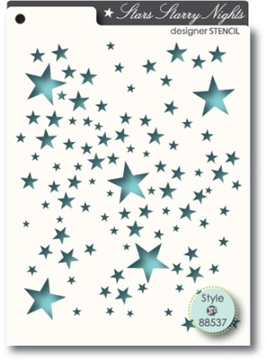 Маска от Memory Box -  STENCILS- Starry Nights