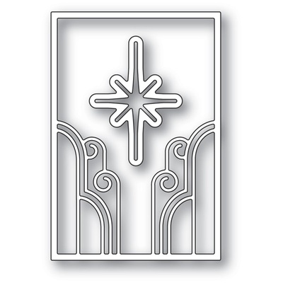 Нож для вырубки от Poppystamps - Deco Star Frame