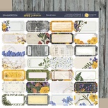 Лист двусторонней бумаги 20х20см Билетики Herbarium Wild summer от Scrapmir