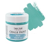 Меловая краска Chalk Paint Лазурная 50ml, ТМ Фабрика Декора