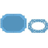 Лезвие Marianne Design - Creatables Dies - Oval label stencil