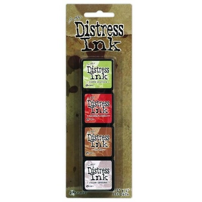 Набор штемпельных подушек Ranger - Distress Mini Ink Kit - Kit 11