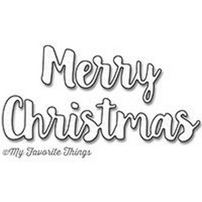 Лезвие нож My Favorite Things - Merry Christmas Die-namics