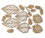Набор чипбордов Botany autumn 1, цвет крафт, ТМ Фабрика Декора