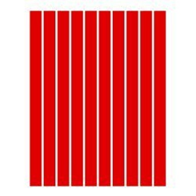 Набор полосок бумаги для квиллинга, 1 цвет (красный), 3х295мм, 80 г/м2, 200 шт.
